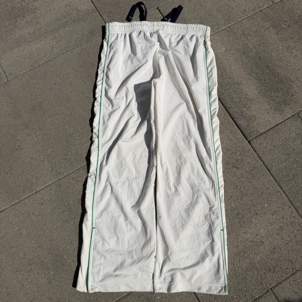 American Eagle Outfitters Sportswear White Track Pants Mens Large Vintage Style - Picture 3 of 8